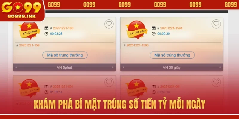 Khám phá bí mật trúng số tiền tỷ mỗi ngày